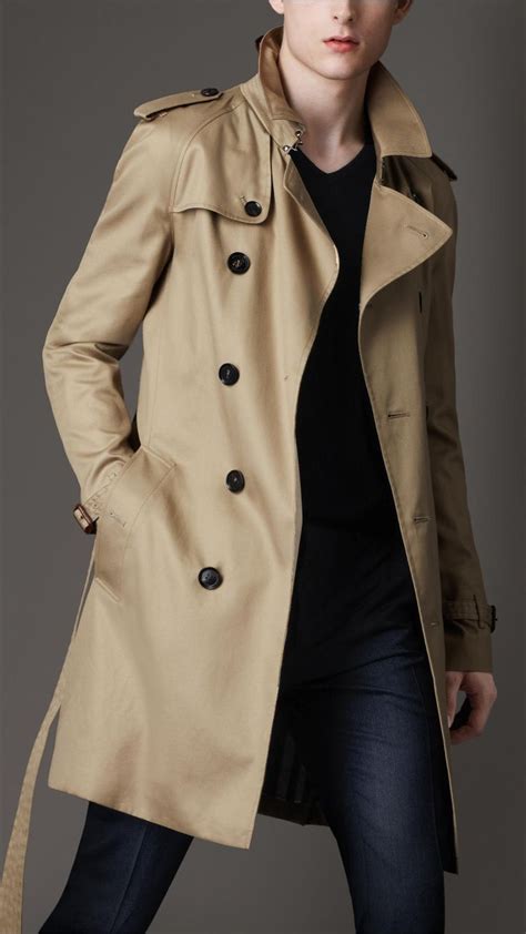 burberry trench men size|Burberry men's overcoat.